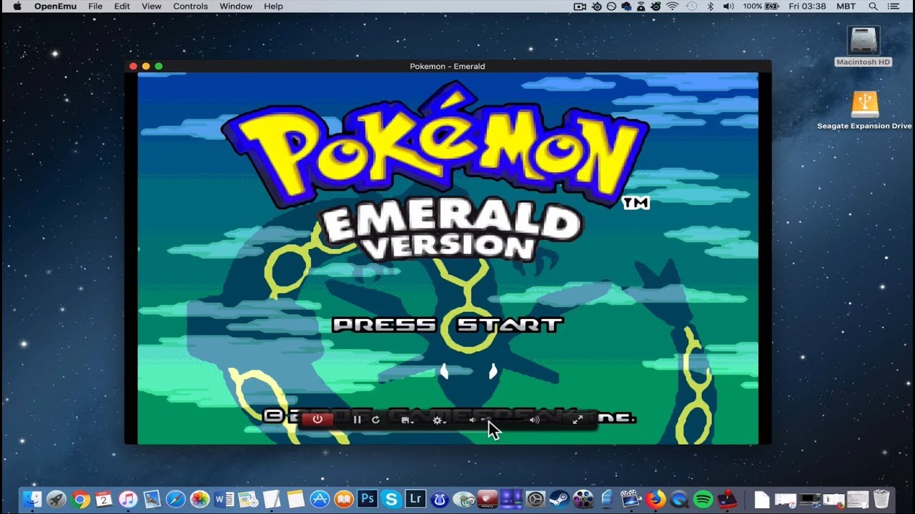 enable pokemon emulator for mac